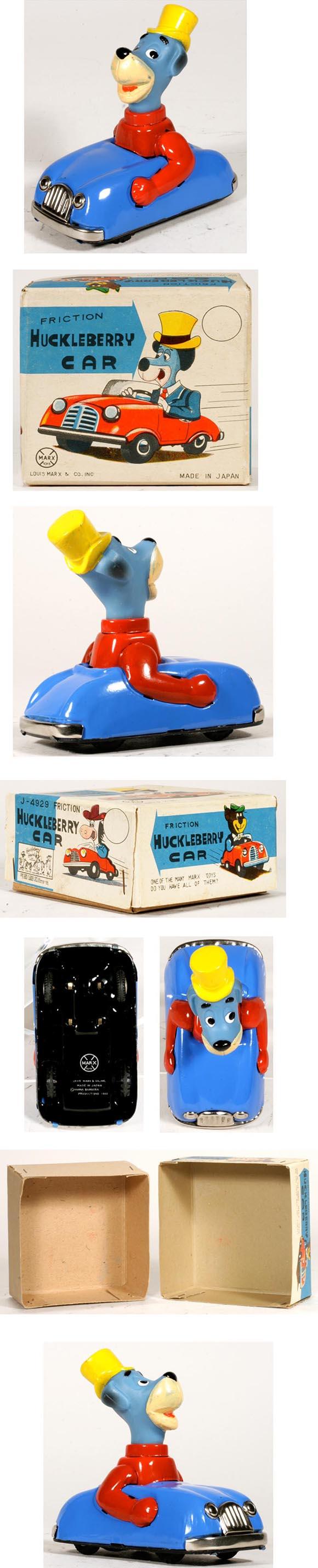 1962 Marx, Huckleberry Hound Car in Original Box